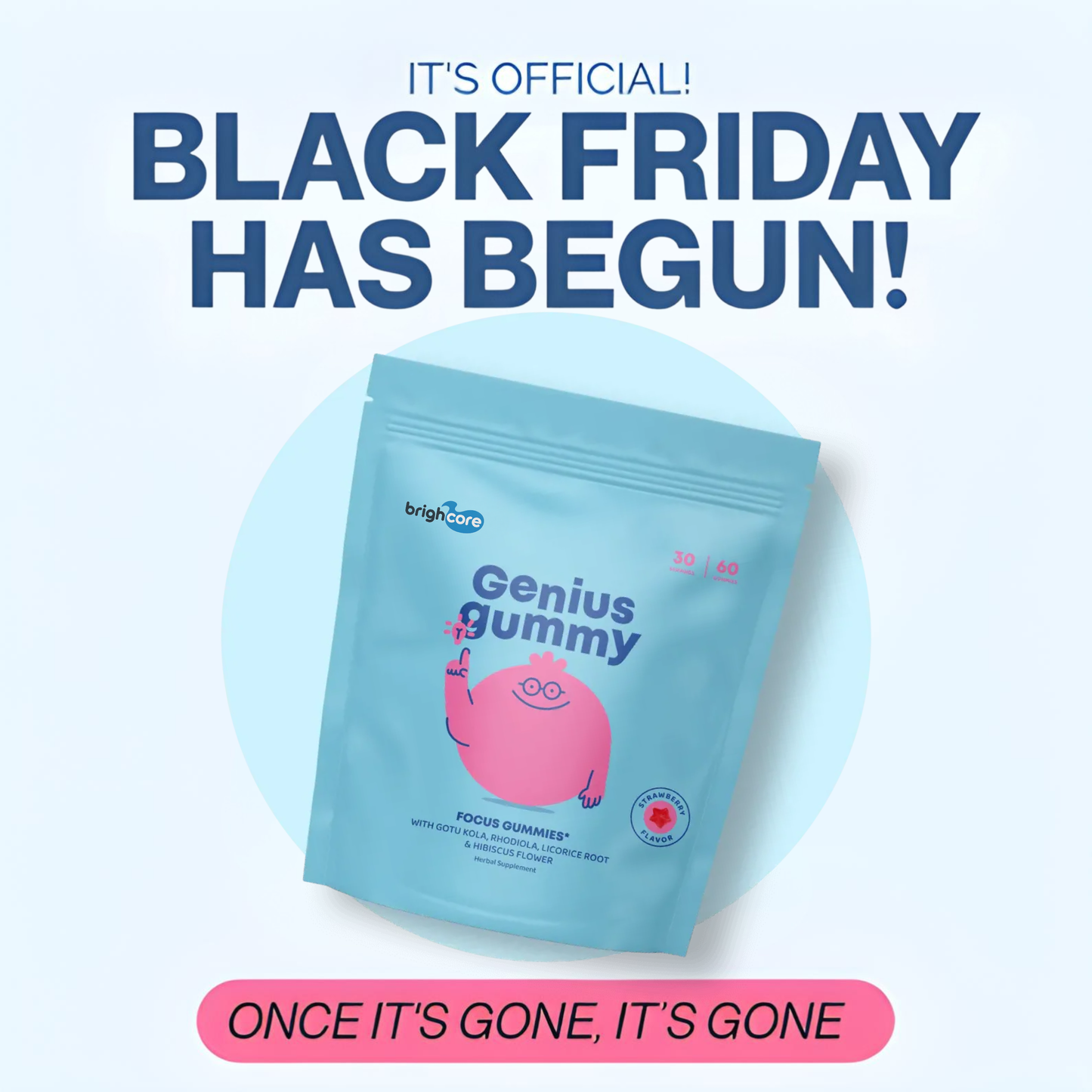 BrightCore Genius Gummies