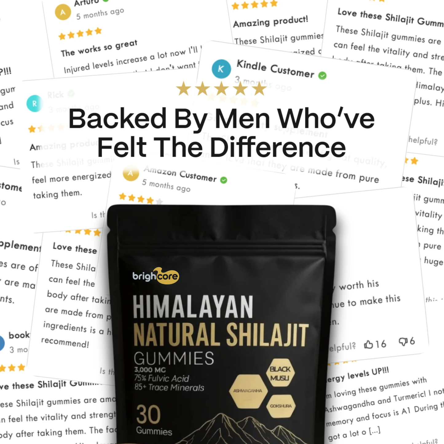 BrightCore Himalayan Shilajit Gummies